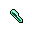 15 green crystal shard